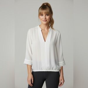 2/$20- Vintage Willi Smitht Blouse with Pleated Front